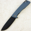 Нож Petrified Fish Loco, D2, Black Stonewash,G10 Blue Handle, PFB02BDW