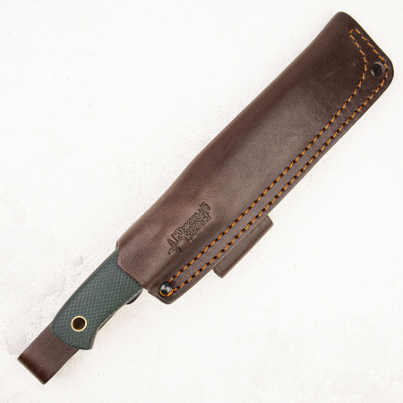 Нож Южный Крест Модель X M, N690, Конвекс, Микарта Изумруд, Насечка - купить в интернет-магазине Blademan