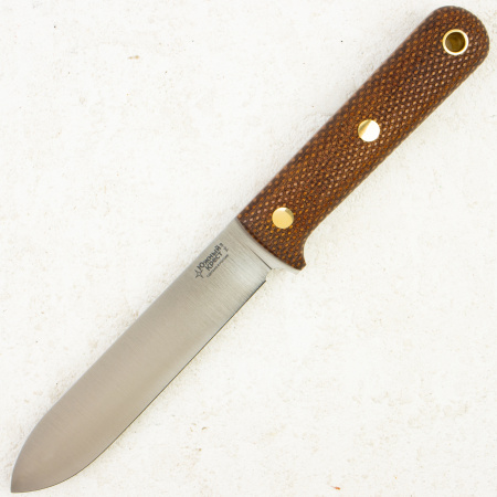 Нож Южный Крест Кефарт L, VG-10, Convex, Micarta Coyote, Насечка