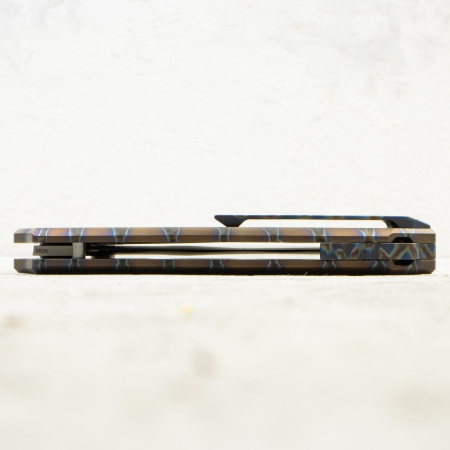 Нож Remette Wild Species, M390, Titanium Tiger Stripe Handle, WD108-C Нож Remette Wild Species, M390, Titanium Tiger Stripe Handle, WD108-C