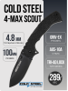 Нож Cold Steel 4-Max Scout, AUS-10A, Grive-Ex Black, 62RQ-BKBK