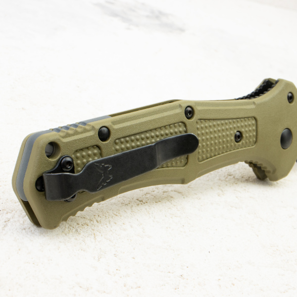 Нож Benchmade Claymore Combo, D2, Grivory Green, 9070SBK-1