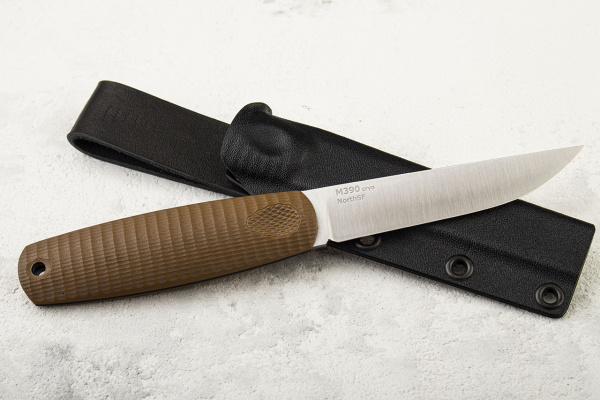 Нож OWL North S F, M390 Cryo, G10 Sand, Kydex Classic - купить в интернет-магазине Blademan