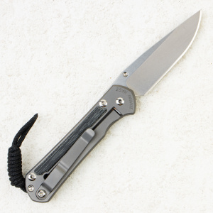 Нож Chris Reeve Small Sebenza 31 Inlay, Glass Blasted CPM MagnaCut, Titanium/Black Canvas Micarta Handle, S31-1652 Нож Chris Reeve Small Sebenza 31 Inlay, Glass Blasted CPM MagnaCut, Titanium/Black Canvas Micarta Handle, S31-1652