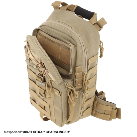 Тактический рюкзак MAXPEDITION Sitka Gearslinger 15L, Khaki, 0431K Тактический рюкзак MAXPEDITION Sitka Gearslinger 15L, Khaki, 0431K