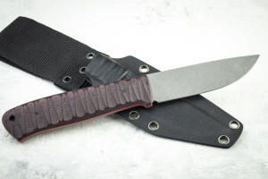 Нож Apus Knives Raider mini, N690, G10 Red-Black, Kydex Classic Нож Apus Knives Raider mini, N690, G10 Red-Black, Kydex Classic - купить в интернет-магазине Blademan