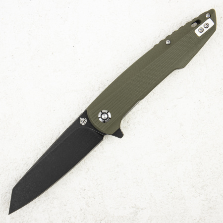 Нож QSP Phoenix, D2 Blackwash, G10 Green