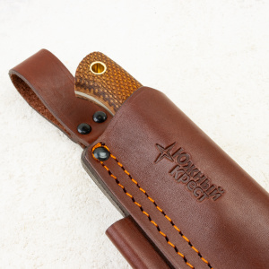 Нож Южный Крест Caribou L, VG-10, Micarta Coyote, Насечка