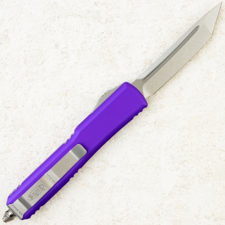 Нож Microtech Ultratech Tanto, Stonewash, M390, Aluminum Purple, 123-10 PU
