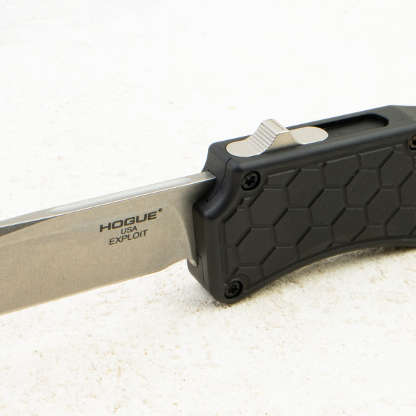 Нож Hogue Exploit Auto, CPM S30V, Aluminum Black, 34050
