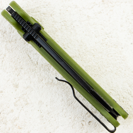 Нож QSP Penguin V2 Glyde Lock, Black, 14C28N, FRN OD Green Handle, QS130GL-B2 Нож QSP Penguin V2 Glyde Lock, Black, 14C28N, FRN OD Green Handle, QS130GL-B2