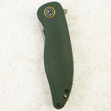 Нож Petrified Fish Simum, Satin, K110, Micarta Green Handle, PFP06GRMS Нож Petrified Fish Simum, Satin, K110, Micarta Green Handle, PFP06GRMS