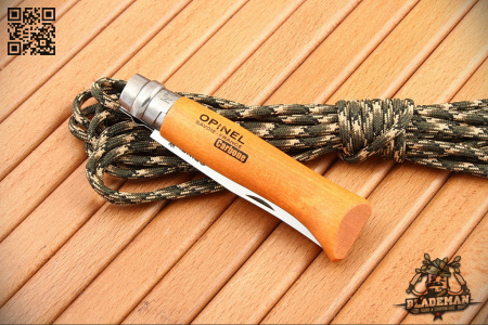 Нож Opinel №8, Углеродистая сталь, Бук, Блистер