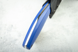 Нож Apus Knives Полевая кухня, N690, G10 Blue, Kydex Black Нож Apus Knives Полевая кухня, N690, G10 Blue, Kydex Black - купить в интернет-магазине Blademan