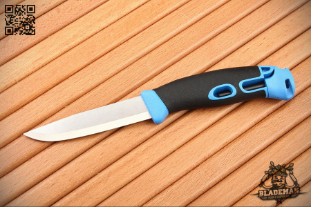 Нож Morakniv Companion Spark (S) Blue, нержавеющая сталь - купить в интернет-магазине Blademan