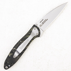 Нож Kershaw Leek-Camo, 14C28N, 6061-T6 Aluminum - складной туристические ножи из стали Нож Kershaw Leek-Camo, 14C28N, 6061-T6 Aluminum - складной туристические ножи из стали