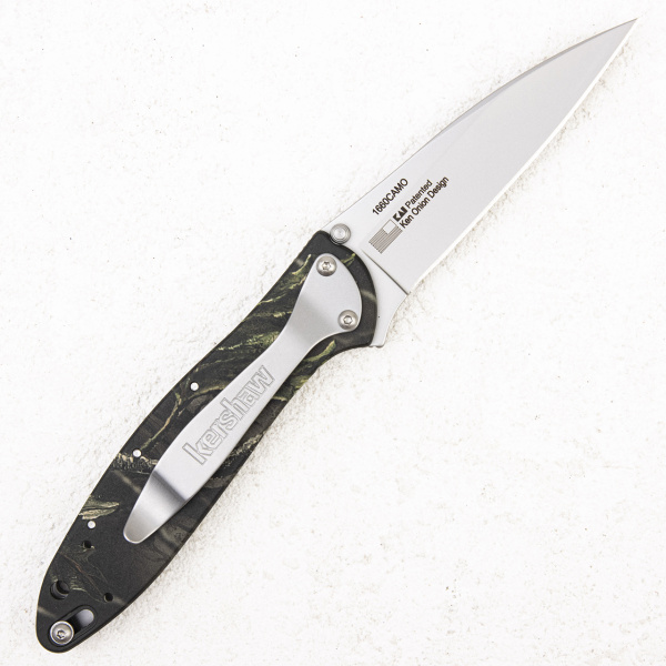 Нож Kershaw Leek-Camo, 14C28N, 6061-T6 Aluminum