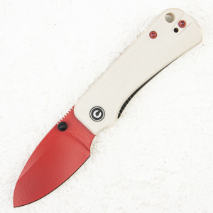 Нож CIVIVI Baby Banter, Nitro-V Red, G10 Ivory, C19068S-7 - складной туристические ножи из стали Нож CIVIVI Baby Banter, Nitro-V Red, G10 Ivory, C19068S-7 - складной туристические ножи из стали