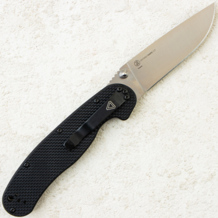 Нож Ontario Rat 1.5, Satin, MagnaCut, G10 Black Handle, 8880