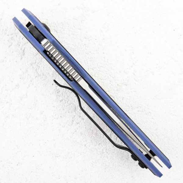 Нож Kershaw Fraxion, 8Cr13MoV, Satin, G10/Carbon Blue, 1160BLU