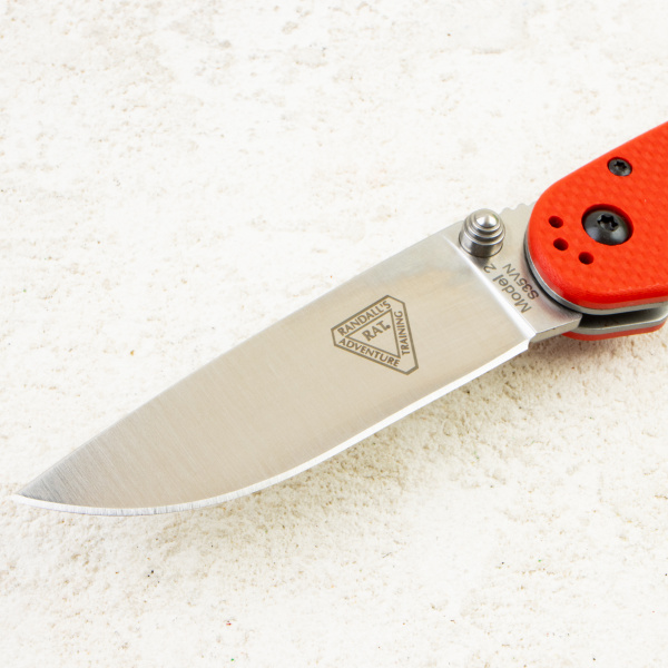 Нож Ontario Red RAT 2, S35VN, Satin, Red G10, 8064