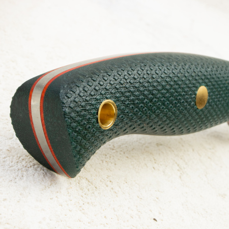 Нож Южный Крест Нессмук Норд Хантер, VG10, Конвекс, Микарта Изумруд, Насечка