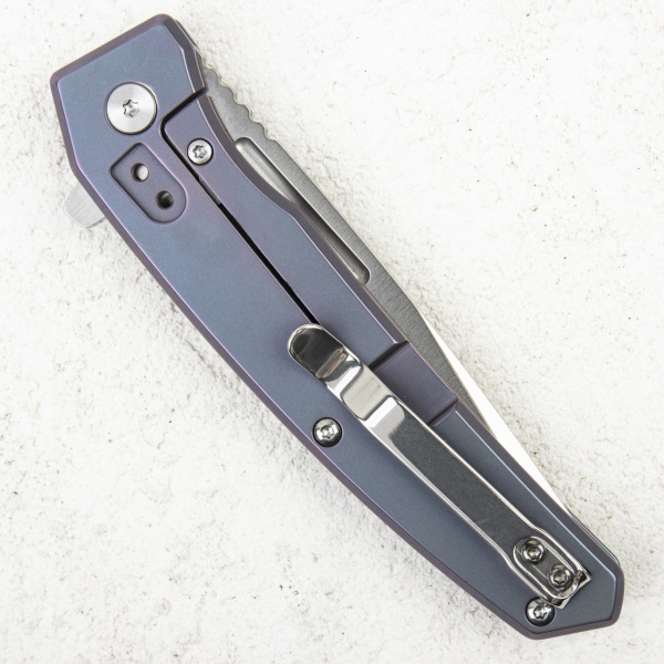Нож Ontario Ti 22 Ultrablue, 19800, AUS-8 Tanto, Titanium 