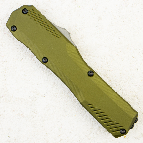 Нож Kershaw Auto Livewire, CPM MagnaCut, Olive Aluminium Handle, 9000OL