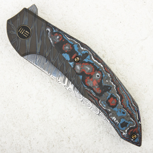 Нож WE Knife Merata, Damasteel, Titanium Tiger Stripe /Nebula Fat Carbon Fiber. LIMITED EDITION - складной туристические ножи из стали Нож WE Knife Merata, Damasteel, Titanium Tiger Stripe /Nebula Fat Carbon Fiber. LIMITED EDITION - складной туристические ножи из стали