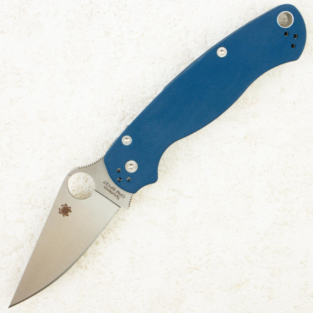 Нож Spyderco Para Military 2, CPM SPY27, G10 Cobalt Blue, C81GPCBL2