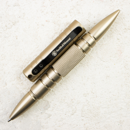 Smith & Wesson Tactical Pen, Military & Police, Silver, SWPENMPS