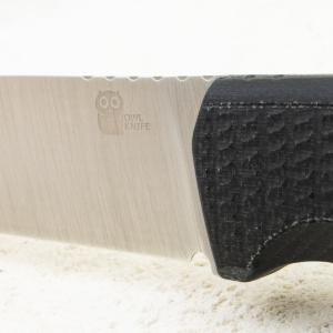 Нож OWL Barn S, N690 Cryo, Micarta Black, Kydex