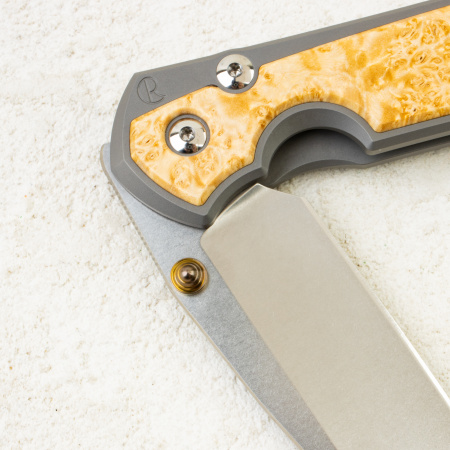 Нож Chris Reeve Large Sebenza 31 Inlay, CPM MagnaCut, Titanium/Box Elder Handle, L31-1108 Нож Chris Reeve Large Sebenza 31 Inlay, CPM MagnaCut, Titanium/Box Elder Handle, L31-1108