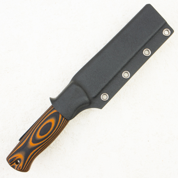 Нож OWL Otus F, N690, G10 Black / Orange, Kydex, OWL-1241111131