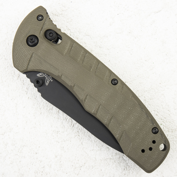 Нож Benchmade Turret, CPM-S30V, G10 Olive, 980SBK