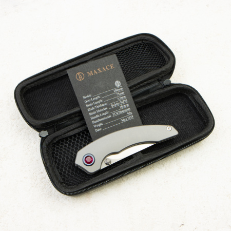 Нож Maxace YU, Bohler M390, Titanium Нож Maxace YU, Bohler M390, Titanium
