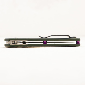 Нож Benchmade Mini Osborne, S30V, Aluminum Green - складной туристические ножи из стали Нож Benchmade Mini Osborne, S30V, Aluminum Green - складной туристические ножи из стали