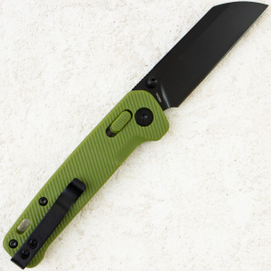 Нож QSP Penguin V2 Glyde Lock, Black, 14C28N, FRN OD Green Handle, QS130GL-B2 Нож QSP Penguin V2 Glyde Lock, Black, 14C28N, FRN OD Green Handle, QS130GL-B2