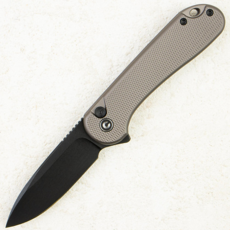 Нож CIVIVI Elementum II, Black Stonewashed Nitro-V, Gray  Aluminum Handle, C18062PD-1