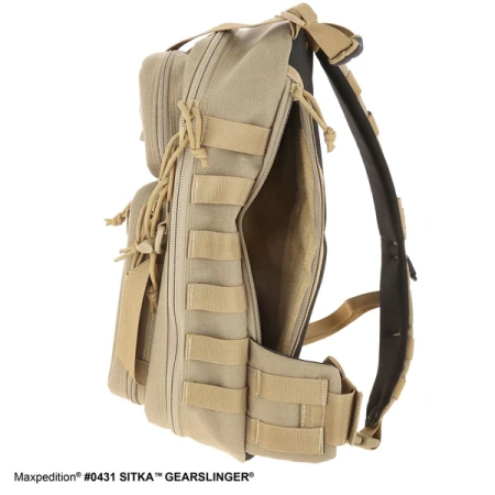 Тактический рюкзак MAXPEDITION Sitka Gearslinger 15L, Khaki, 0431K Тактический рюкзак MAXPEDITION Sitka Gearslinger 15L, Khaki, 0431K