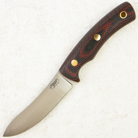 Нож Южный Крест Траппер, VG-10, Convex, Micarta Black/Red, Насечка