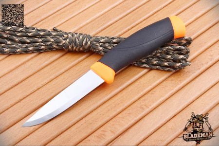 Нож Morakniv Companion F Orange, нержавеющая сталь - купить в интернет-магазине Blademan