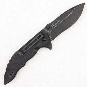 Нож Realsteel E77 Flipper Black, Blackwashed - складной туристические ножи из стали Нож Realsteel E77 Flipper Black, Blackwashed - складной туристические ножи из стали