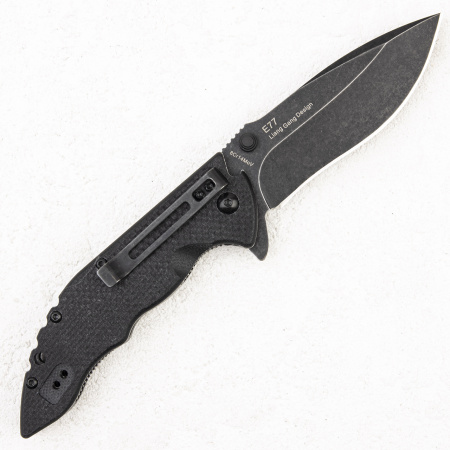 Нож Realsteel E77 Flipper Black, Blackwashed Нож Realsteel E77 Flipper Black, Blackwashed - купить в интернет-магазине Blademan