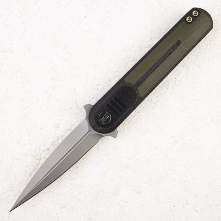 Нож WE Knife Angst 2002A, S35VN, Twill Carbon Fiber/G10