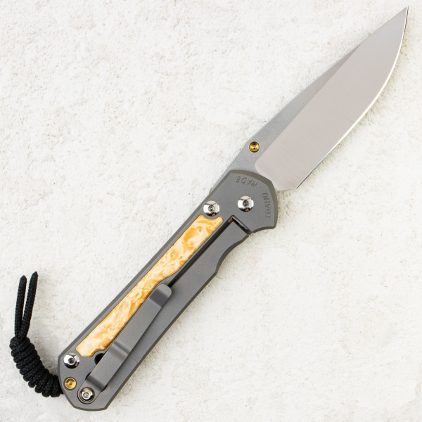 Нож Chris Reeve Large Sebenza 31 Inlay, Polished CPM MagnaCut, Titanium/Box Elder Handle, L31-1138