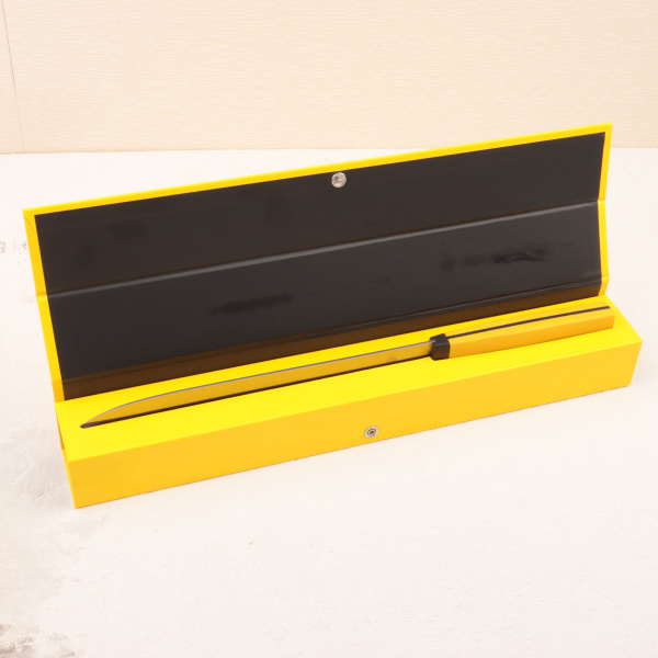 Нож шеф OWL CH210 F, N690 Cryo, G10 Yellow Handle