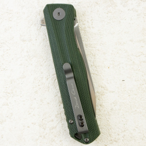 Нож Petrified Fish Forward, D2, Satin, Micarta Green Handle, PF818GRMS Нож Petrified Fish Forward, D2, Satin, Micarta Green Handle, PF818GRMS
