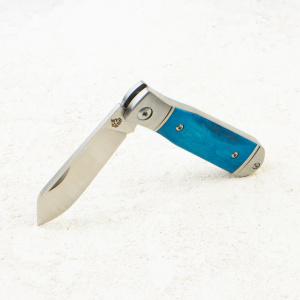 Нож QSP Jumping Jack, Satin, 14C28N, Bone Blue, QS167-B Нож QSP Jumping Jack, Satin, 14C28N, Bone Blue, QS167-B