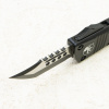 Нож Microtech Mini Troodon Hellhound, Tactical, M390, Aluminum Black, 819-1 TS, (Signature Series) Нож Microtech Mini Troodon Hellhound, Tactical, M390, Aluminum Black, 819-1 TS, (Signature Series)
